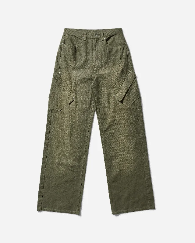 Women's Travis Scott Cargo Pants Khaki Cozy Maternity Pants