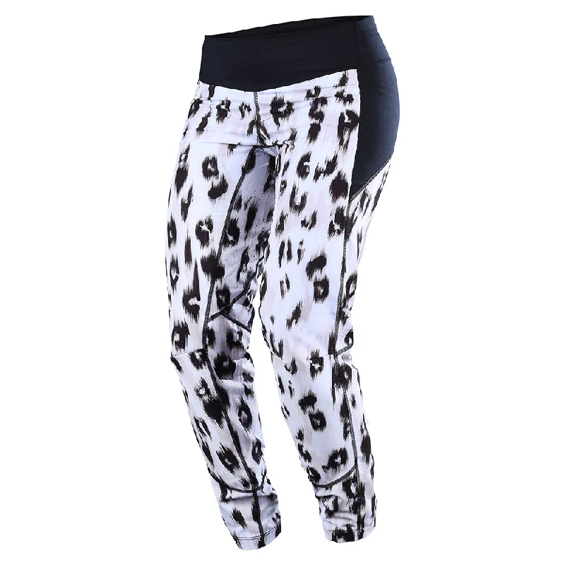 Womens Luxe Pant Wild Cat White Casual Wide Pants
