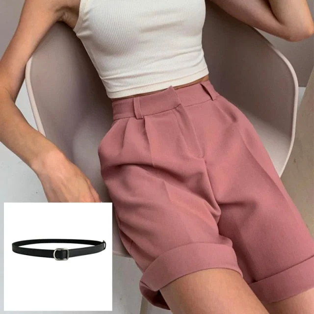 Pink  with belt
