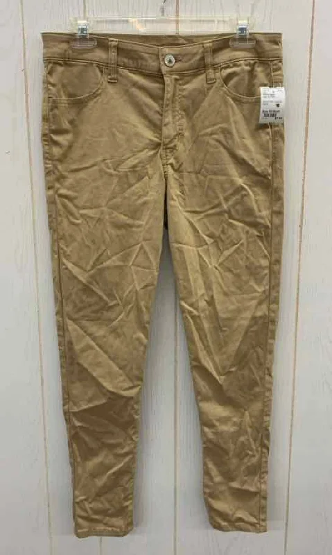 American Eagle Khaki Womens Size 10 Short Pants Formal Slim Pants