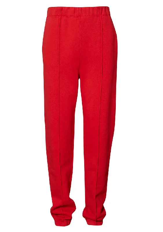 Red Tuxedo Tracker Pants Trendy Printed Leggings