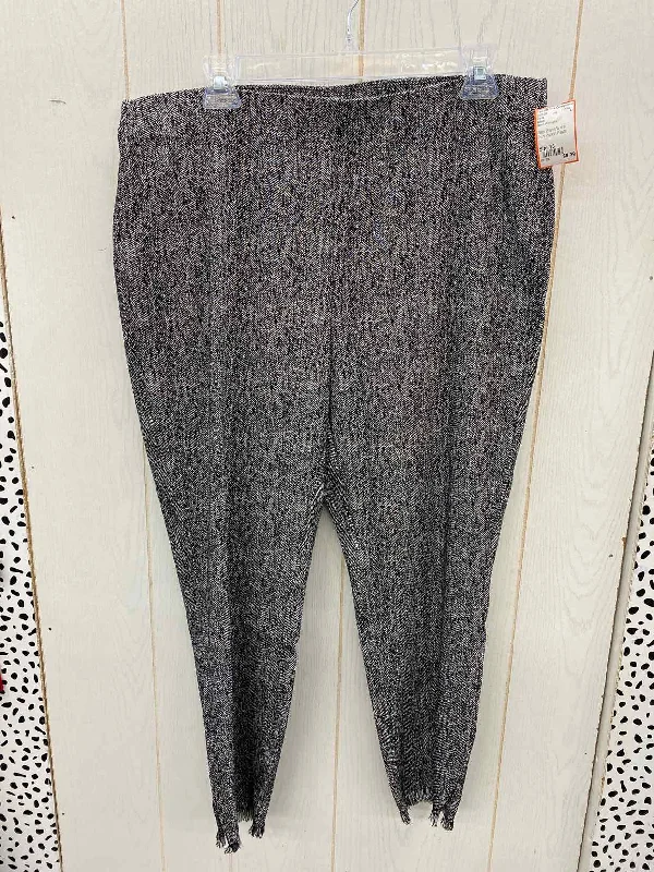 Alfani Black Womens Size 16 Pants Slim Fit Casual Pants