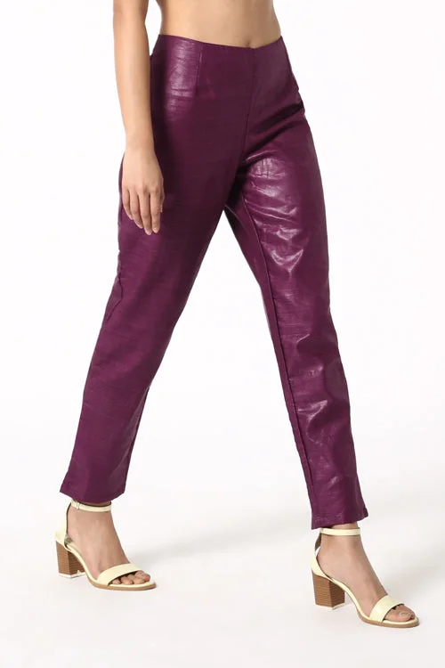Okhai 'Rouge' Silk Blend Pants Comfortable Jogger Trousers