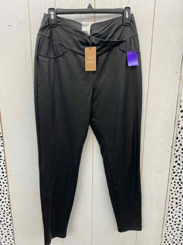 Shein Black Womens Size L Pants Comfortable Jogging Pants
