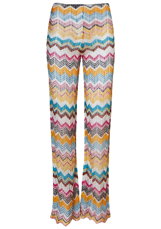 Multicolor chevron knit pant Comfortable Cargo Pants