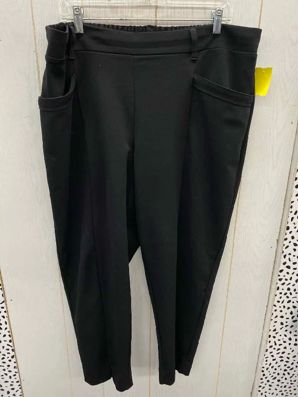 Maurices Black Womens Size XXL/P Pants Formal Stretch Pants