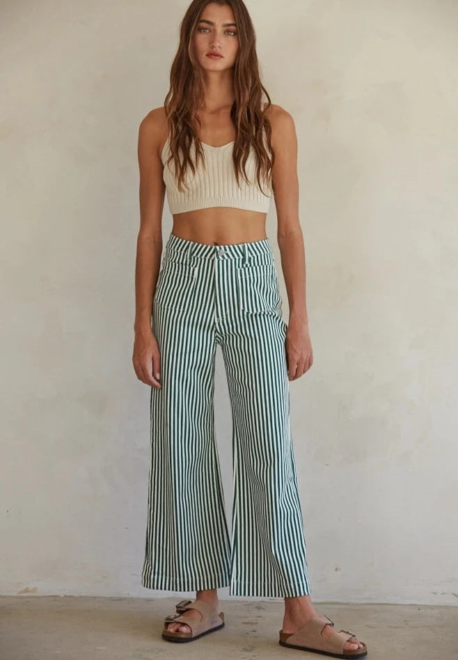 The Makena Wide Leg Pants Formal Slim Pants