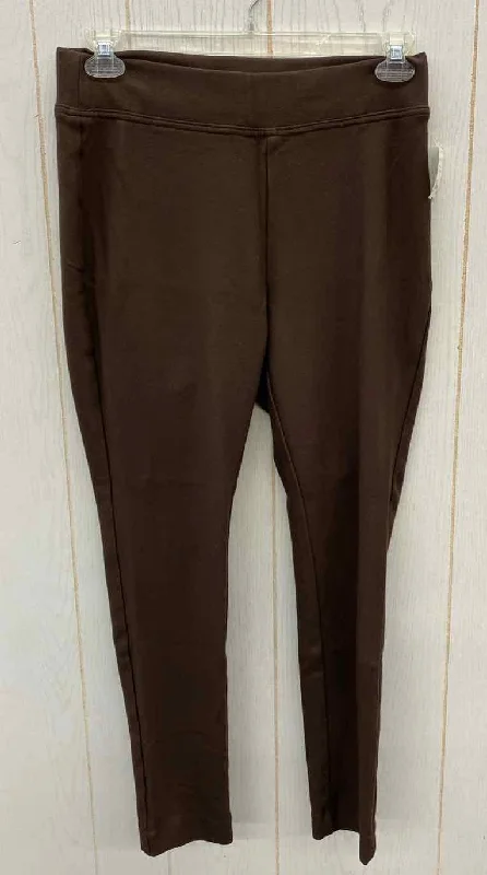 Ethyl Brown Womens Size 10 Pants Elegant Palazzo Trousers