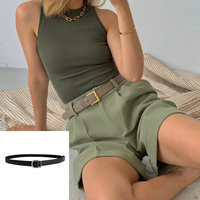 Green  with belt