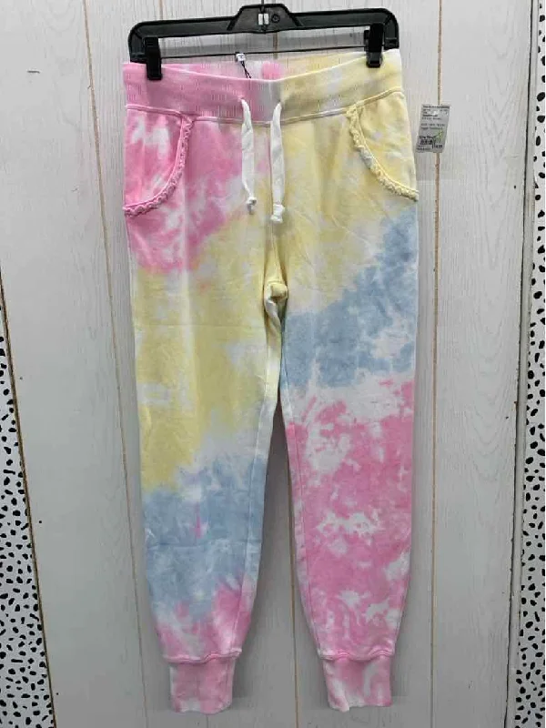 Generation Love Multi-Color Womens Size Small Pants Stylish Elastic Waist Pants