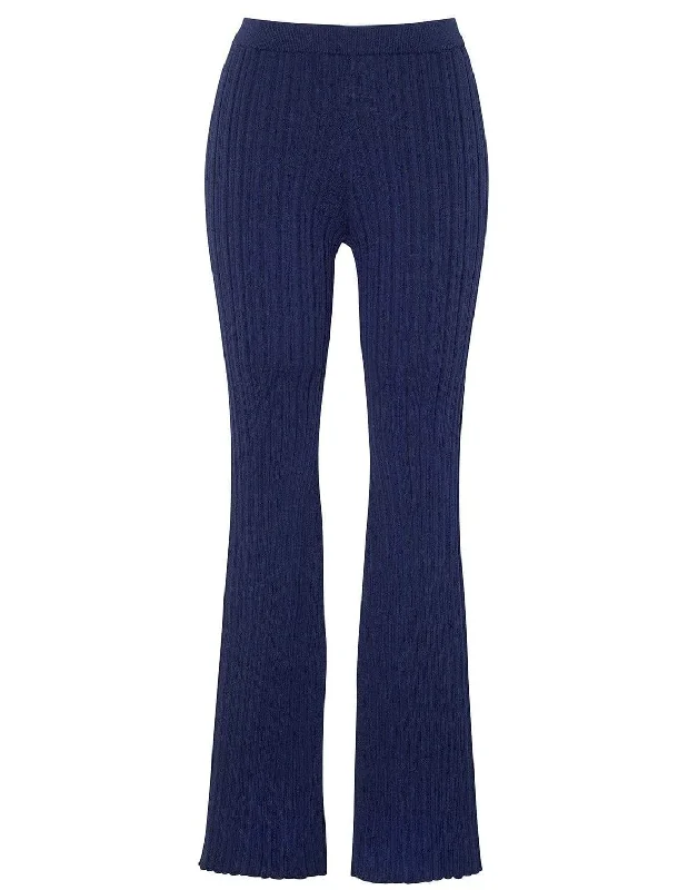 Cotton Crepe Flare Pant Comfortable Maternity Pants