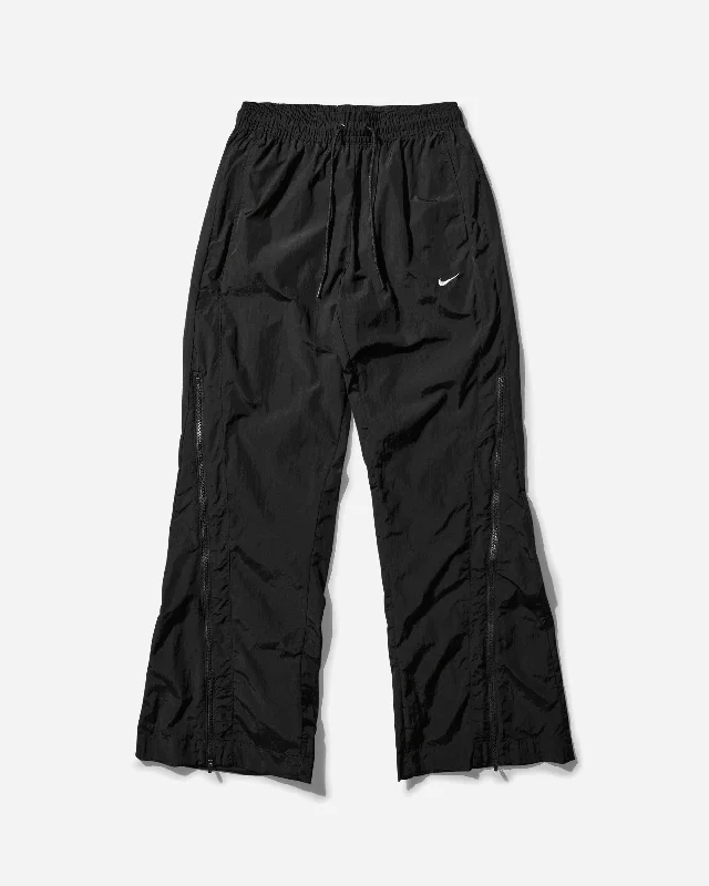 Women's Mid-Rise Repel Zip Pants Black Modern Stretch Trousers