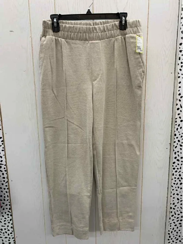 Maurices Khaki Womens Size 8/10 Pants Trendy Printed Pants