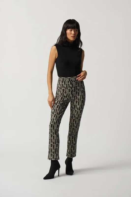 Joseph Ribkoff Pull-On Crop Pants Cozy Fitted Pants