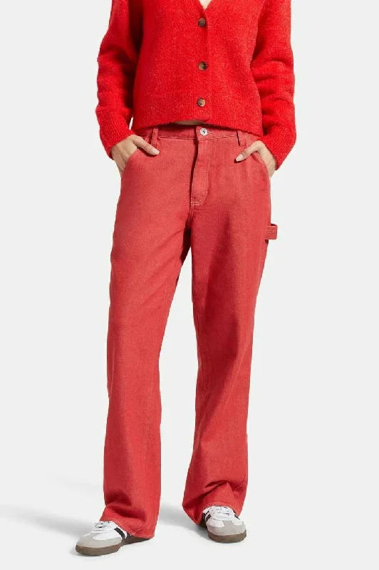 Essex Painter Pant - Mars Red Casual Wide Pants