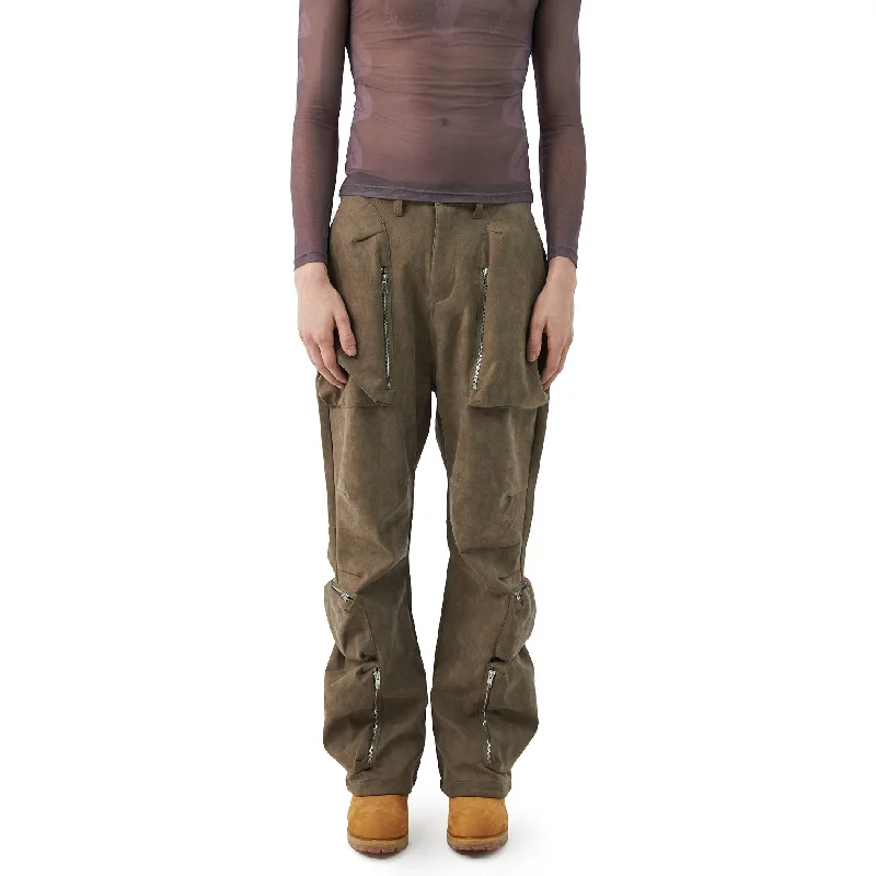 Cargo Pants / Khaki Soft Stretch Leggings