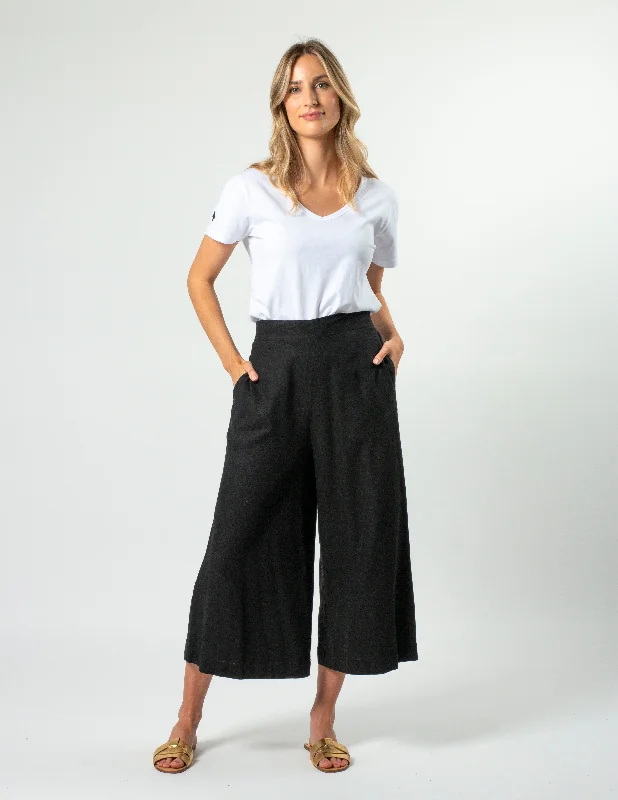 Stella & Gemma Emmi Pants - Black Trendy Work Pants
