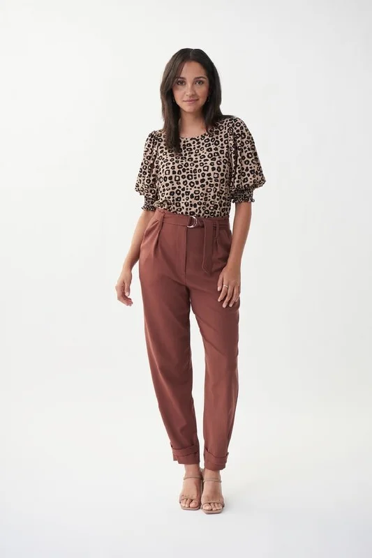 Joseph Ribkoff Tab Pants Relaxed Casual Leggings