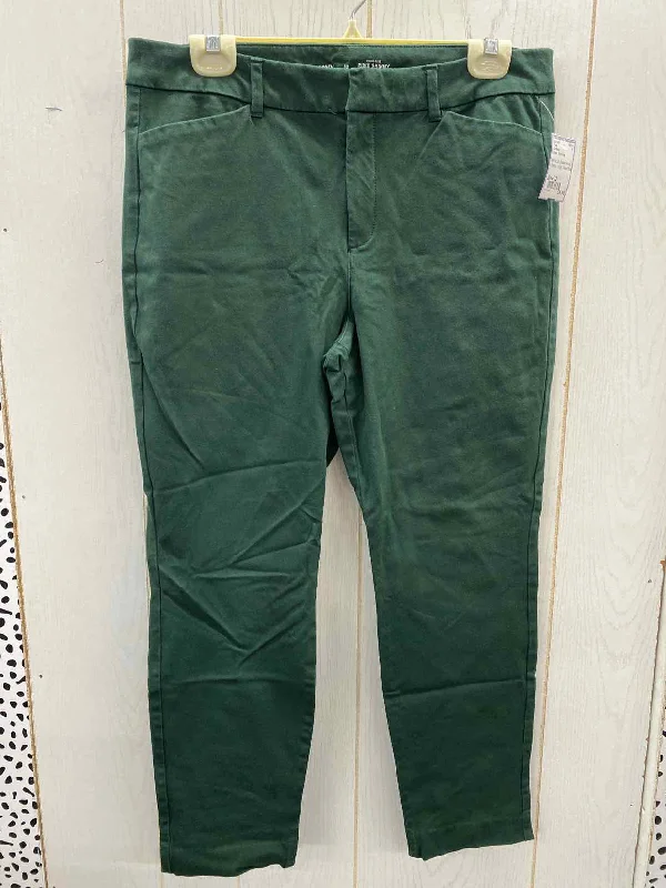 Old Navy Green Womens Size 12 Pants Trendy Printed Leggings