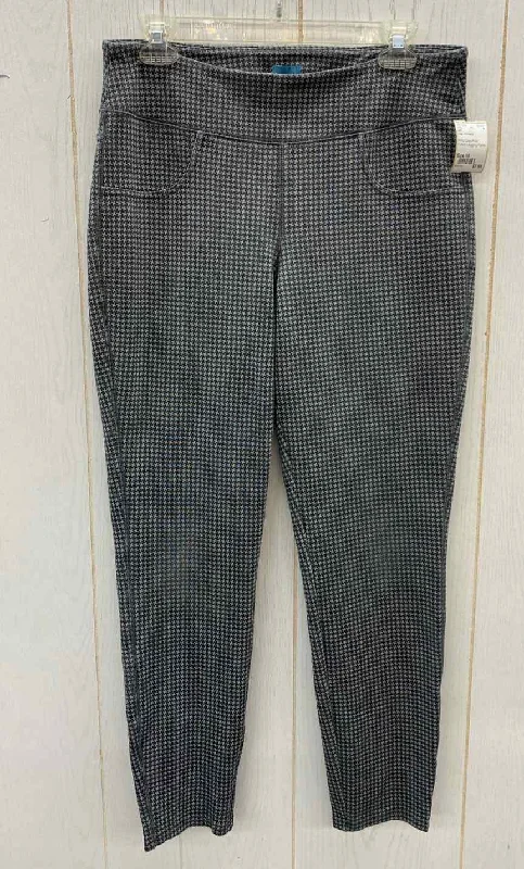 JAG Gray Womens Size 16 Pants Trendy Printed Leggings