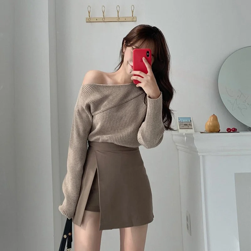 Wjczt Irregular Women Shorts Skirts 2024 Summer New High Waist Wide Leg Slit Chic Shorts Office Lady Black Short Pants Gothic Soft Wool Pants Wjczt Irregular Women Shorts Skirts 2024 Summer New High Waist Wide Leg Slit Chic Shorts Office Lady Black Short Pants Gothic Soft Wool Pants