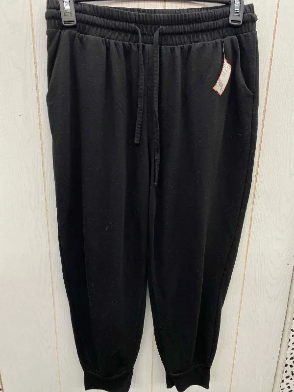 Zenana Black Womens Size XL Pants Cozy Fitted Pants