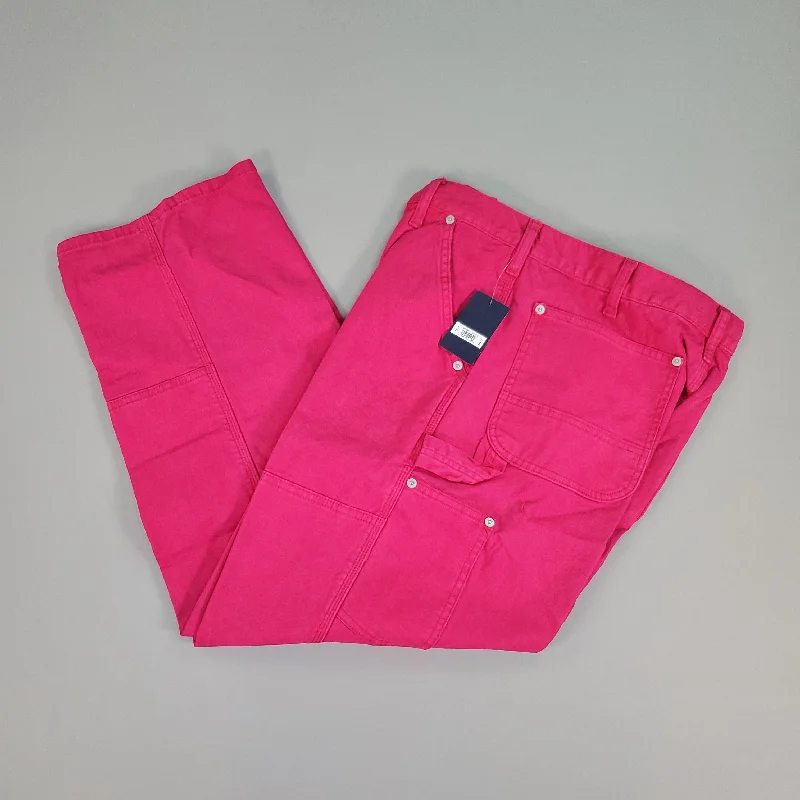 LUCKY BRAND Carpenter Cargo Pant Women's Sz 12/31 Cherries Jubilee (New) Classic Chino Pants