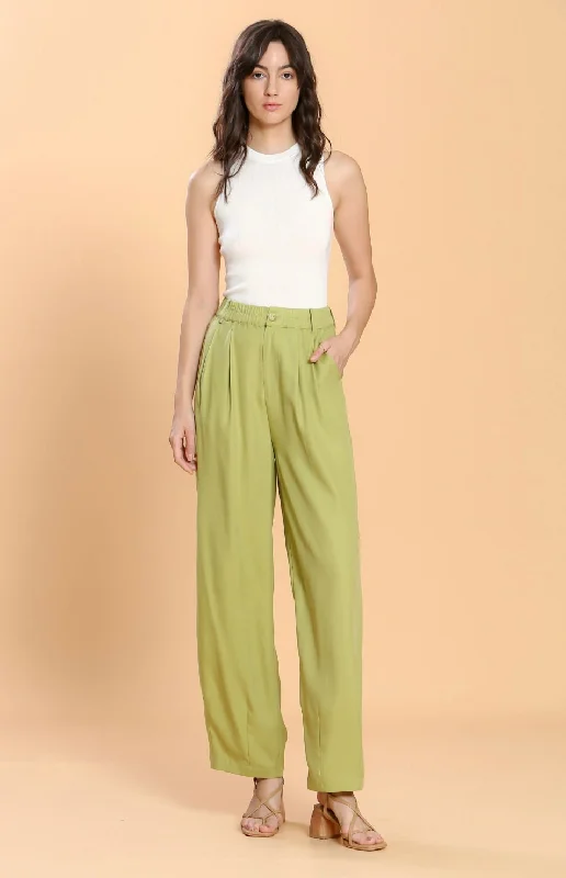 Paula Silky Pants Soft Stretch Trousers