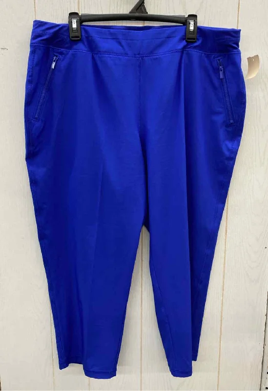 Chico's Blue Womens Size 16/18 Pants Classic Bootcut Trousers