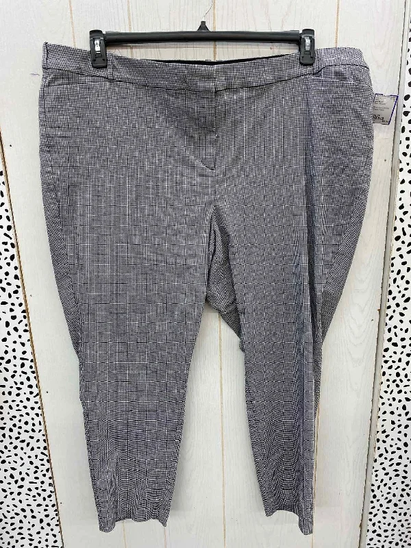 Lane Bryant Black Womens Size 28 Pants Casual Drawstring Pants