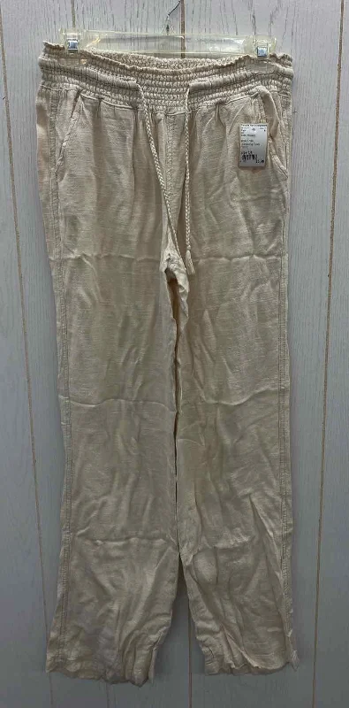 So Khaki Womens Size 6/8 Pants Comfortable Wide-Leg Pants