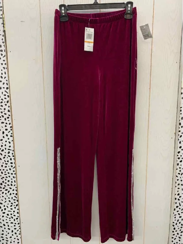 MSK Pink Womens Size Small Pants Classic Stretch Pants