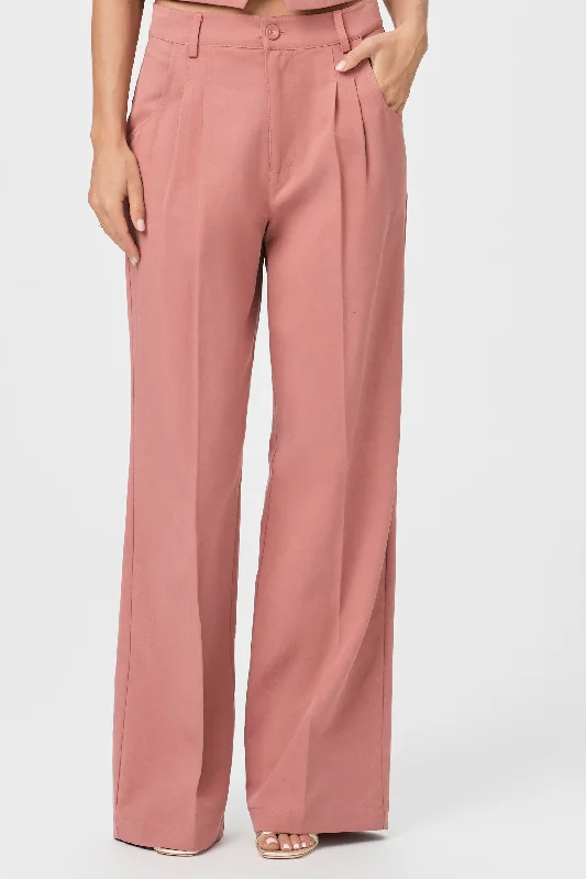 Paige Premium Denim - Merano Pant in Desert Dusk Elegant Silk Pants