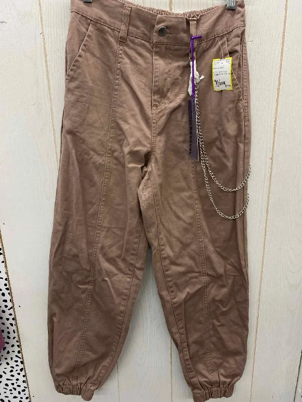 Brown Womens Size 2 Pants Comfortable Cargo Pants