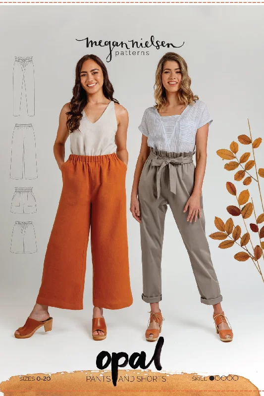 Opal Pants & Shorts - Sewing Pattern | Megan Nielsen Comfortable Maternity Pants