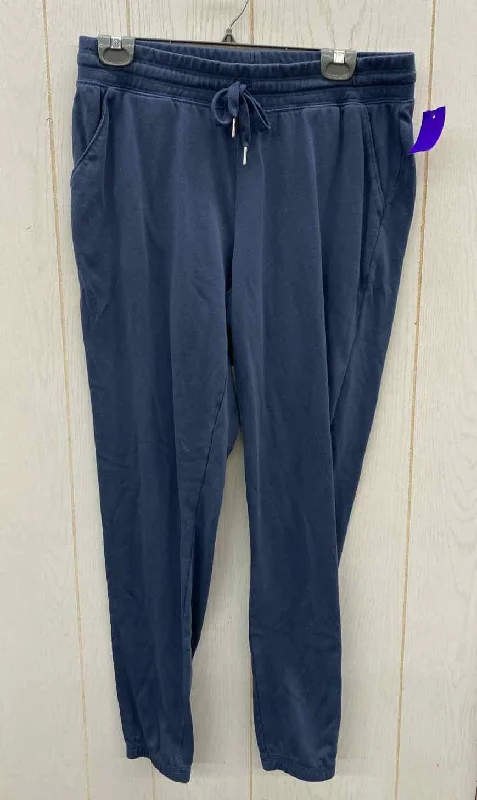Maurices Blue Womens Size M Pants Comfortable Fleece Pants