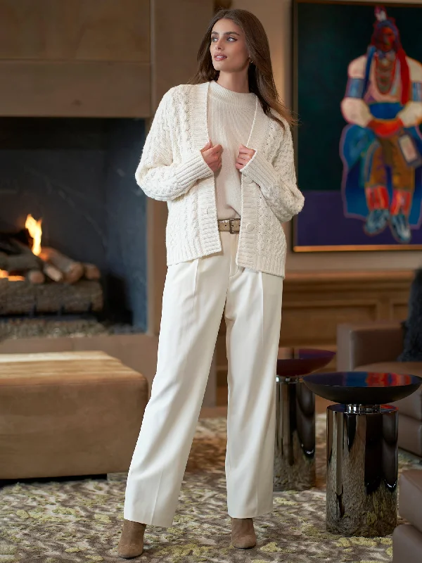 Delenn Stretch Wool Pant High-Waist Jeans