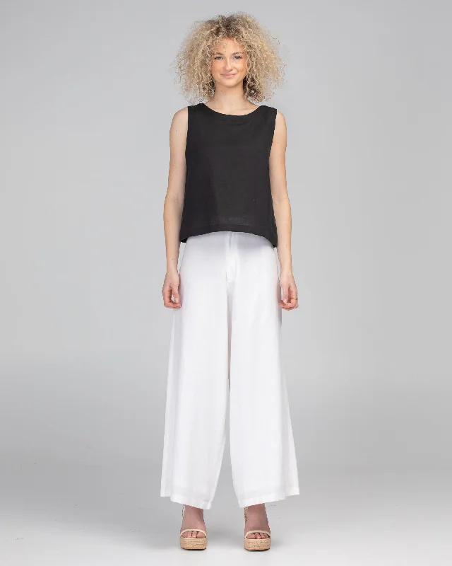 Boom Shankar Jedda Pant - White Comfortable Denim Trousers