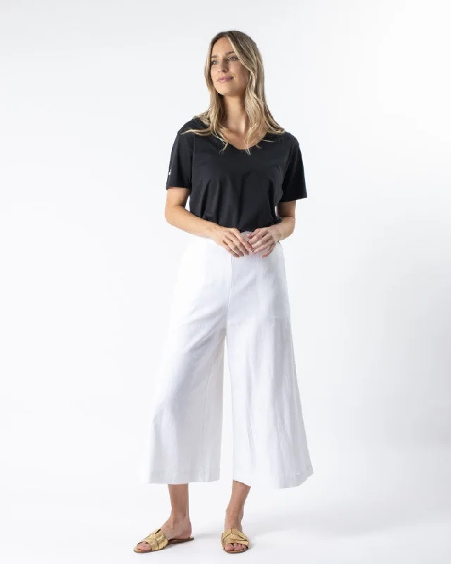 Stella & Gemma Emmi Pants - White Cozy Jogger Leggings