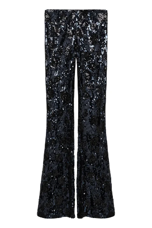 Shimmering Attraction Pants High-Waist Trousers