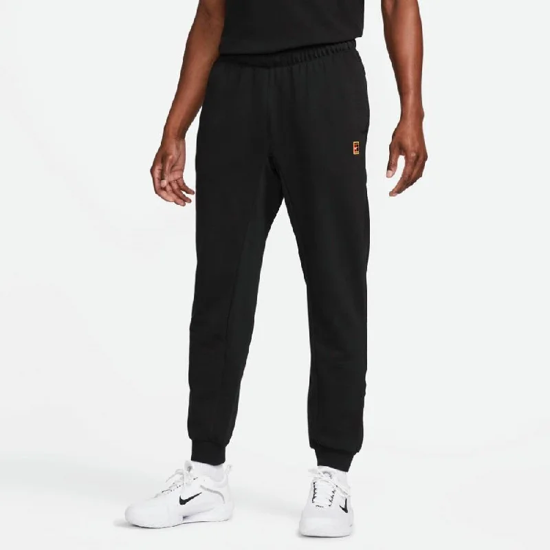 Nike Men's Court Dri-FIT Heritage Fleece Pant (Black) Fashionable Sporty Pants