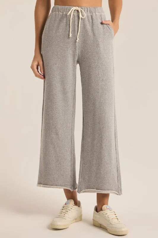 Huntington French Terry Pant Formal Wide-Leg Pants