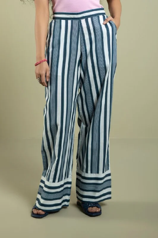Sapphire - Printed Palazzo Pants Modern Skinny Pants