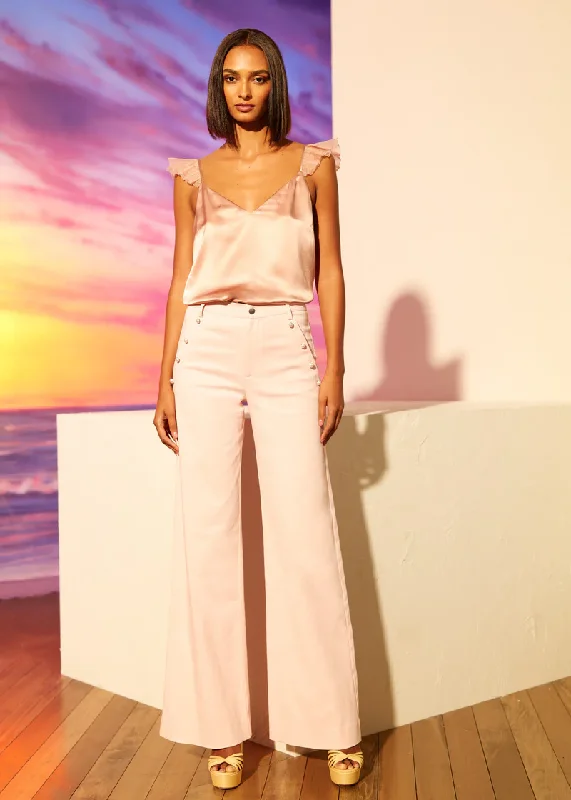 Cami Nyc - Luanne Pant In Petal Classic Straight-Leg Pants
