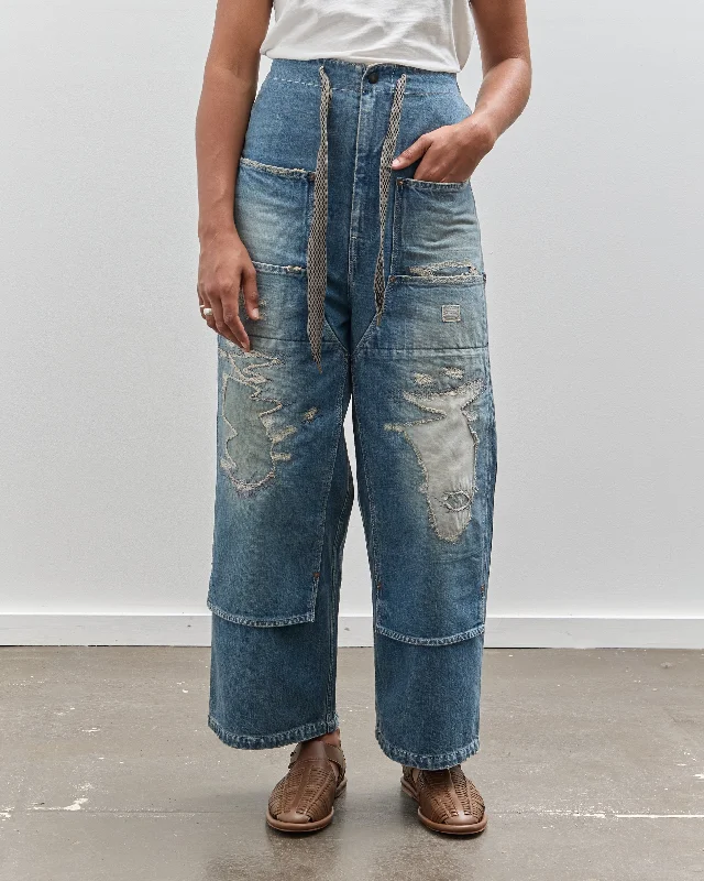 Kapital Denim Easy Baggy Pants, Dixie Lumber Remake Pro Comfortable Jogging Pants