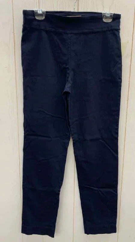Navy Womens Size 10 Pants Trendy Palazzo Pants