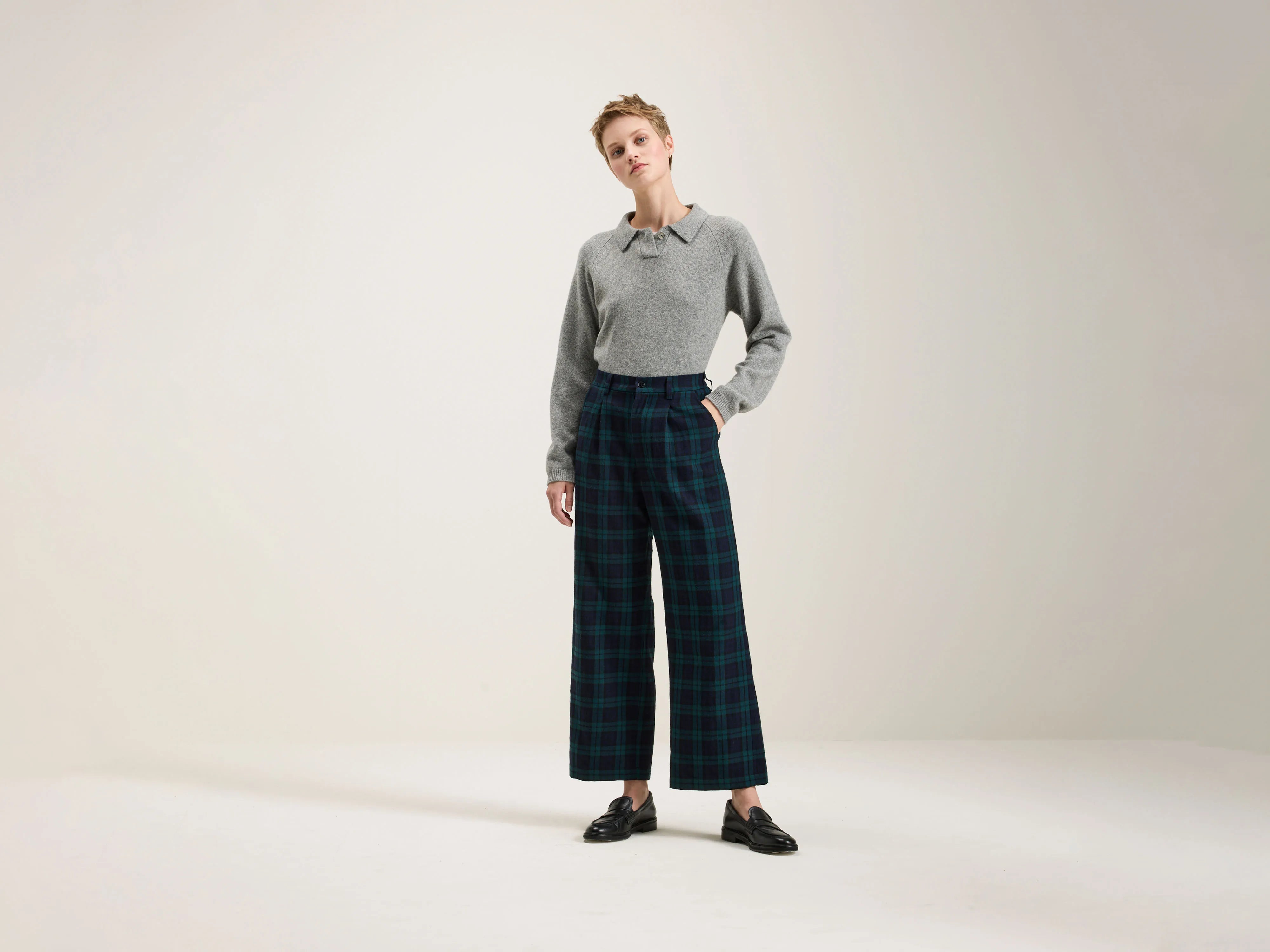 Saxophonist Pants (242 / W / BLACK) Comfortable Denim Leggings