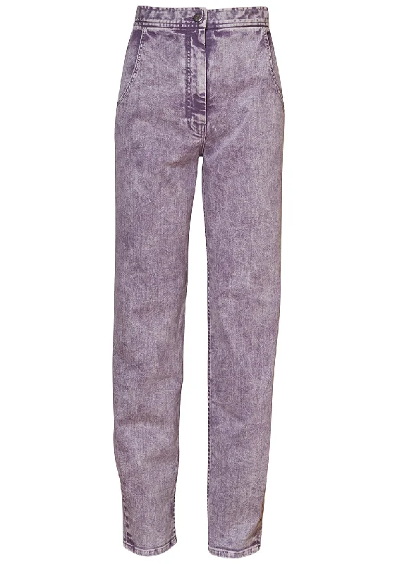 Weston Pant Lilac Elegant High-Waist Pants