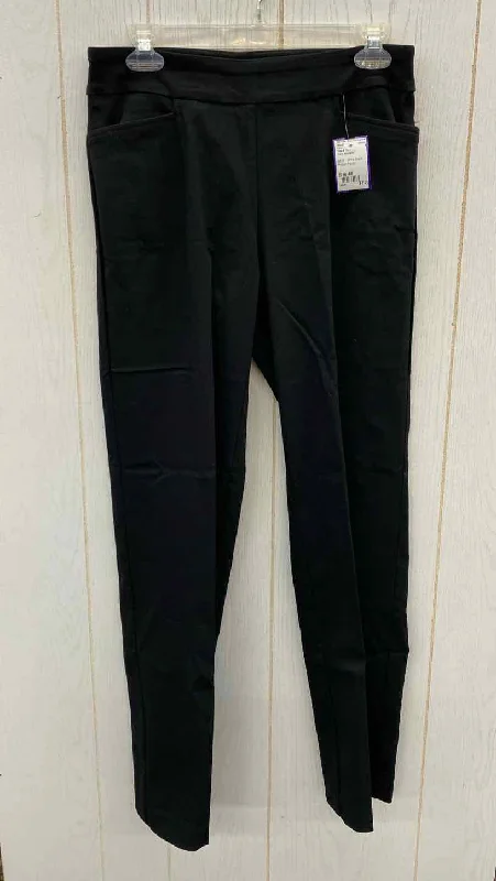 Time & Tru Black Womens Size 4/6 Pants Casual Wide Pants