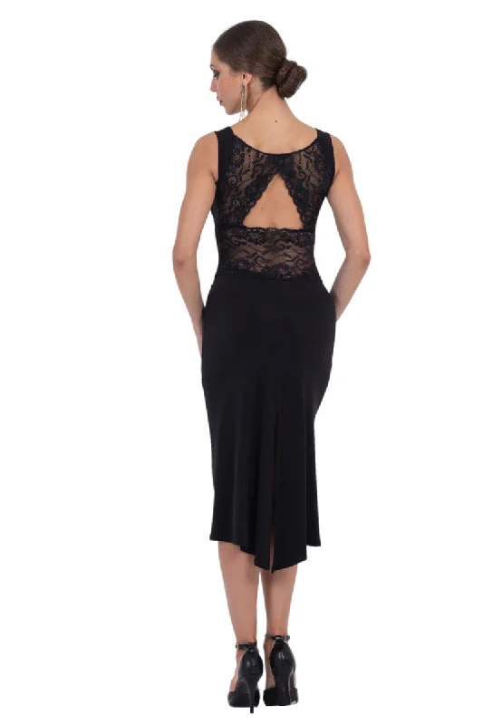 Arabella Tango Dress (S,L) (Electric Blue,Petrol Blue)